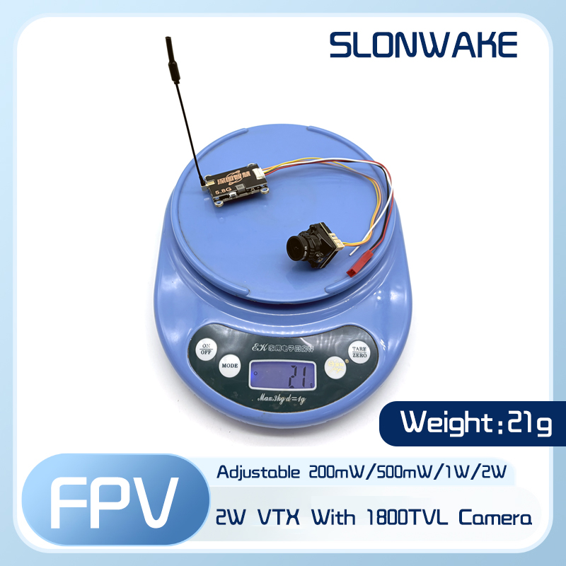 جهاز إرسال SLONWAKE 5.8G 56CH  - مراجعة Drone Transmitter وسعره