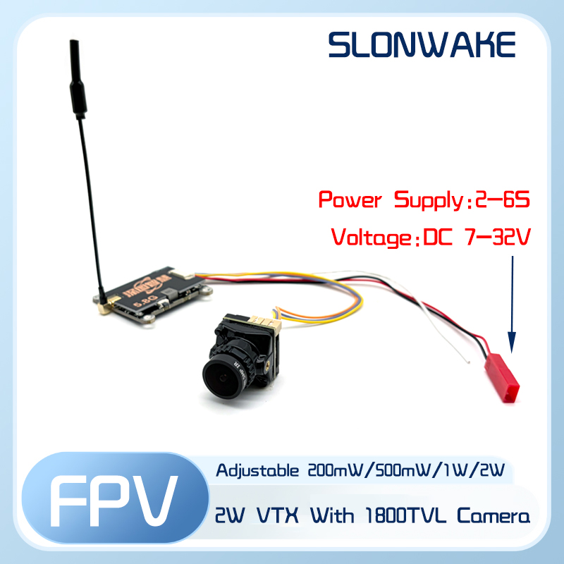 جهاز إرسال SLONWAKE 5.8G 56CH  - مراجعة Drone Transmitter وسعره