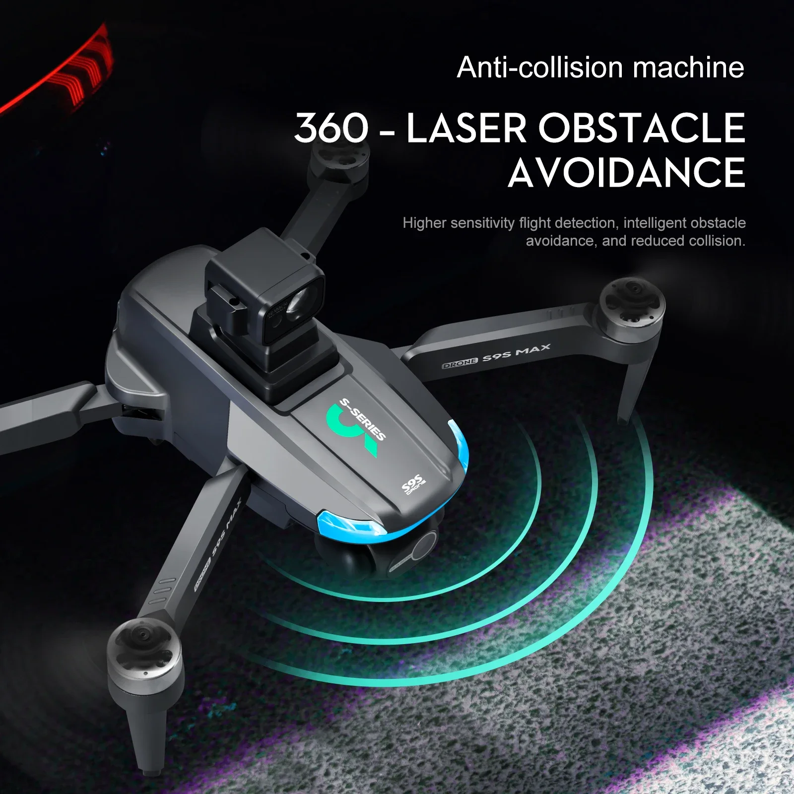جديد S9S ماكس طائرة صغيرة بدون - مراجعة Drone Gps Module وسعره